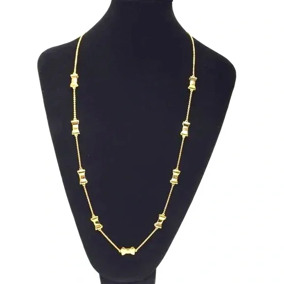 EUC Kate Spade Take a Bow Gold Plated Necklace. 32”No flaws or scratches. - Picture 2 of 4